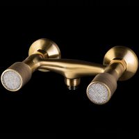 Товар: Смеситель для душа Boheme Royal Cristal 314-Royal Бронза - фото 2 Смеситель для душа Boheme Royal Cristal 314-Royal Бронза — фото 2, Смесители