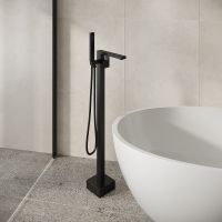 Смеситель для ванны Grossman Falcon 530.K35.08.210 Черный матовый — фото 4, Смесители напольные