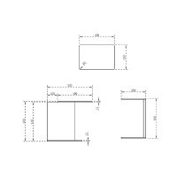 Товар: Столик Abber Stein AS1636 Белый - фото 3 Столик Abber Stein AS1636 Белый — фото 3, Прочие аксессуары и комплектующие