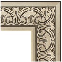 Зеркало Evoform Exclusive Floor 205х115 с фацетом в багетной раме - Барокко серебро 106 мм арт-BY 6174 — фото 2, Зеркала в ванную комнату