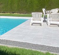 Товар: Керамогранит Gres de Aragon Tibet Gris Anti-Slip 59,7х59,7 см - фото 2 Керамогранит Gres de Aragon Tibet Gris Anti-Slip 59,7х59,7 см — фото 2, Ступени и клинкер