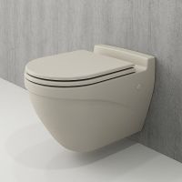 Унитаз Bocchi Taormina Arch 1012-007-0129 подвесной Жасмин матовый без сиденья — фото 3, Унитазы