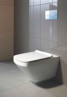 Товар: Унитаз Duravit 45510900A1 Rimless подвесной с сиденьем Микролифт - фото 3 Унитаз Duravit 45510900A1 Rimless подвесной с сиденьем Микролифт — фото 3, Подвесные унитазы