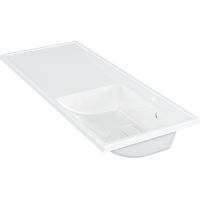 Товар: Раковина Paola Magenta 110 R с местом под стиральную машину Белая глянцевая - фото 3 Раковина Paola Magenta 110 R с местом под стиральную машину Белая глянцевая — фото 3, Раковины