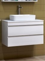 Тумба под раковину Vigo Urban 80 tp.URB.80.2Y подвесная Белая — фото 2, Мебель для ванной