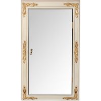 Зеркальный шкаф Migliore CDB 45 21839 угловой Слоновая кость Золото — фото 1, Зеркальные шкафы в ванную