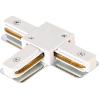 Соединитель T-образный Crystal Lux CLT 0.211 08 WH Белый — фото 1, Комплектующие для освещения