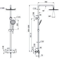 Товар: Душевая система Cersanit Brasko 64526 с термостатом Хром - фото 15 Душевая система Cersanit Brasko 64526 с термостатом Хром — фото 15, Душевые стойки