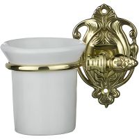 Стакан для зубных щеток Art&Max Impero AM-1230-Br Бронза — фото 1, Мыльницы