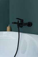 Смеситель для ванны Aquanet Passion AF300-20B 243295 Черный — фото 3, Смесители