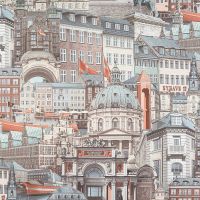 Обои Артекс The Best 2 10616-03 Винил на флизелине (1,06*10,05) Разноцветный, Город — фото 1, Обои для стен