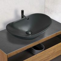 Товар: Раковина-чаша Vincea 62 VBS-508MB Черная матовая - фото 2 Раковина-чаша Vincea 62 VBS-508MB Черная матовая — фото 2, Раковины накладные