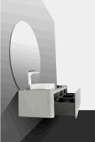 Зеркало Black&White Universe U915.MR 130 915.MR0 с подсветкой с сенсорным выключателем — фото 8, Мебель для ванной