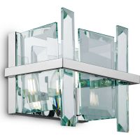 Настенный светильник Maytoni Modern Cerezo MOD201WL-01N Прозрачный Хром — фото 1, Светильники