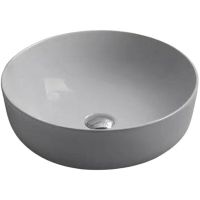 Раковина-чаша SantiLine 41 SL-1054MG Серая матовая — фото 1, Раковины накладные