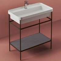 Товар: Консоль под раковину Artceram Fuori 80 ACA057 56 Moka - фото 2 Консоль под раковину Artceram Fuori 80 ACA057 56 Moka — фото 2, Консоли для раковины