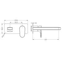 Товар: Смеситель для раковины Boheme Spectre 455-B Черный матовый - фото 2 Смеситель для раковины Boheme Spectre 455-B Черный матовый — фото 2, Смесители