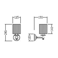 Товар: Светильник Devon&Devon Daisy DEDAISY2CR Хром Кремовый - фото 7 Светильник Devon&Devon Daisy DEDAISY2CR Хром Кремовый — фото 7, Аксессуары для ванной