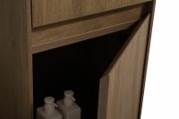 Товар: Шкаф пенал Vincea Chiara/Luka 35 VSC-2CL150TO подвесной T.Oak - фото 3 Шкаф пенал Vincea Chiara/Luka 35 VSC-2CL150TO подвесной T.Oak — фото 3, Пеналы для ванной комнаты