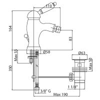 Товар: Смеситель для биде Cezares Elite ELITE-BSM1-03/24-Nc Золото 24 карат - фото 2 Смеситель для биде Cezares Elite ELITE-BSM1-03/24-Nc Золото 24 карат — фото 2, Смесители