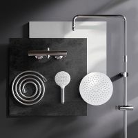 Душевая система AM.PM Like F0780464 Хром — фото 17, Душевые стойки