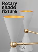 Люстра Maytoni Modern Vesper MOD108PL-18WG Белая Золото — фото 2, Люстры