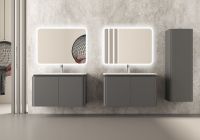 Тумба под раковину Cezares Stylus 94 55229 подвесная Grigio nuvola — фото 3, Тумбы под раковину