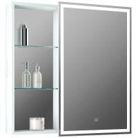 Товар: Зеркальный шкаф Континент Aperio LED 80 R МВК007 с подсветкой Белый - фото 1 Зеркальный шкаф Континент Aperio LED 80 R МВК007 с подсветкой Белый — фото 1, Зеркальные шкафы в ванную