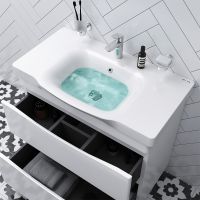 Тумба под раковину AM.PM Like 80 M80FSX0802WG Белая — фото 2, Мебель для ванной