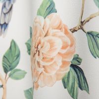 Обои Andrea Rossi Cheradi 54396-1 Винил на флизелине (1,06*10,05) Белый/Зеленый/Коричневый, Птицы/Цветы — фото 2, Обои для стен