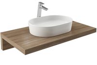 Раковина-чаша Ravak Moon 2 56 XJN01300002 Белая — фото 7, Раковины накладные