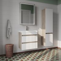 Зеркальный шкаф Iddis Zodiac 60 ZOD6000i99 с подсветкой Белый — фото 4, Зеркальные шкафы в ванную