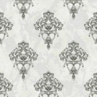 Обои Wiganford by Solo Lunman ER2705 Винил на флизелине (1,06*10,05) Серый, Дамаск — фото 1, Обои для стен