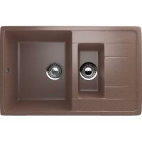 Кухонная мойка Ulgran Classic U-205-307 Терракот — фото 1, Кухонные мойки