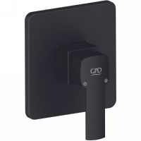 Смеситель для душа GPD Pedra Colored MAD160-S Черный матовый — фото 1, Смесители