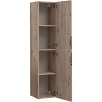 Товар: Шкаф пенал Aquanet Алвита New 35 R 277561 подвесной Дуб веллингтон белый - фото 5 Шкаф пенал Aquanet Алвита New 35 R 277561 подвесной Дуб веллингтон белый — фото 5, Мебель для ванной