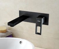 Смеситель для раковины Gappo G17-6 G1017-16 Черный матовый — фото 9, Смесители для раковины