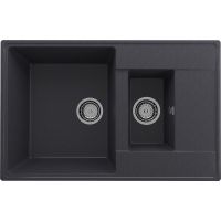 Кухонная мойка Ulgran Quartz Prima 780 1,5 K-08 Космос — фото 1, Кухонные мойки