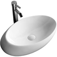 Раковина-чаша Ceruttispa 58 CR0058B СТ9563 Белая — фото 1, Раковины накладные