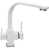 Смеситель для кухни Seaman Barcelone SSL-5390-SG Белый — фото 1, Смесители для кухни