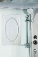 Душевой бокс WeltWasser WW500 Emmer 13555-2 135х135 10000004657 профиль Хром стекло прозрачное — фото 3, Душевые боксы