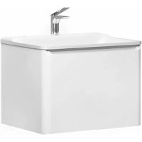 Тумба под раковину Raval Welto 60 Wel.01.60/P/W/RL подвесная Белая — фото 1, Тумбы под раковину