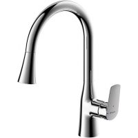 Смеситель для кухни Bravat Rhein Хром арт-F7460564CP-ENG — фото 1, Смесители для кухни