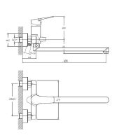 Товар: Смеситель для ванны Viko V-7105 универсальный Хром - фото 3 Смеситель для ванны Viko V-7105 универсальный Хром — фото 3, Смеситель для ванны