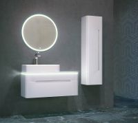 Зеркало Jorno Shine 65 Shi.02.65/W с подсветкой с сенсорным выключателем — фото 14, Мебель для ванной