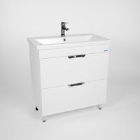 Товар: Тумба под раковину VIANT Лима 80 VLIM80CO-T2Y Белая - фото 3 Тумба под раковину VIANT Лима 80 VLIM80CO-T2Y Белая — фото 3, Тумбы под раковину