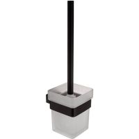 Ершик для унитаза Orans P-7207 7207pols Черный матовый — фото 1, Ершики для унитаза