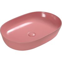 Раковина-чаша SantiLine 60 SL-1017P Персиковая матовая — фото 1, Раковины накладные