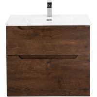 Тумба под раковину BelBagno Etna-H60 60 ETNA-H60-600-2C-SO-RW-P подвесная Rovere Moro — фото 1, Тумбы под раковину