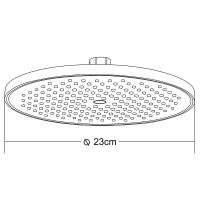 Верхний душ Orange Хром арт-S13TScr — фото 5, Верхние души
